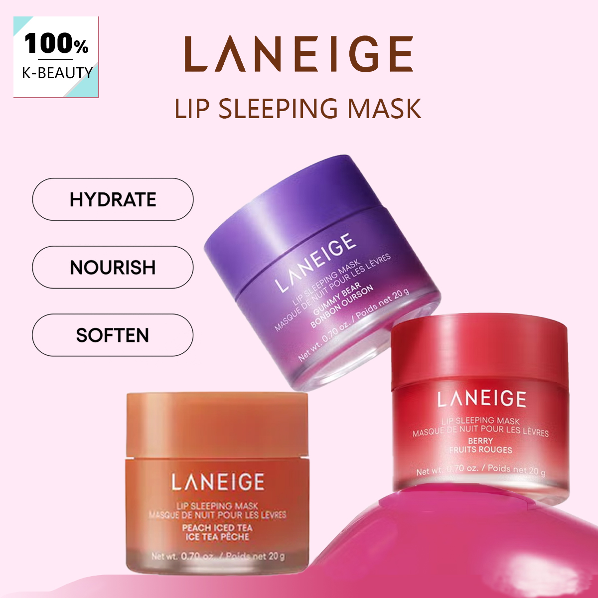 Skincare Laneige - Laneige Lip Sleeping Mask 20g,Long-Lasting Hydration,Gel-Cream