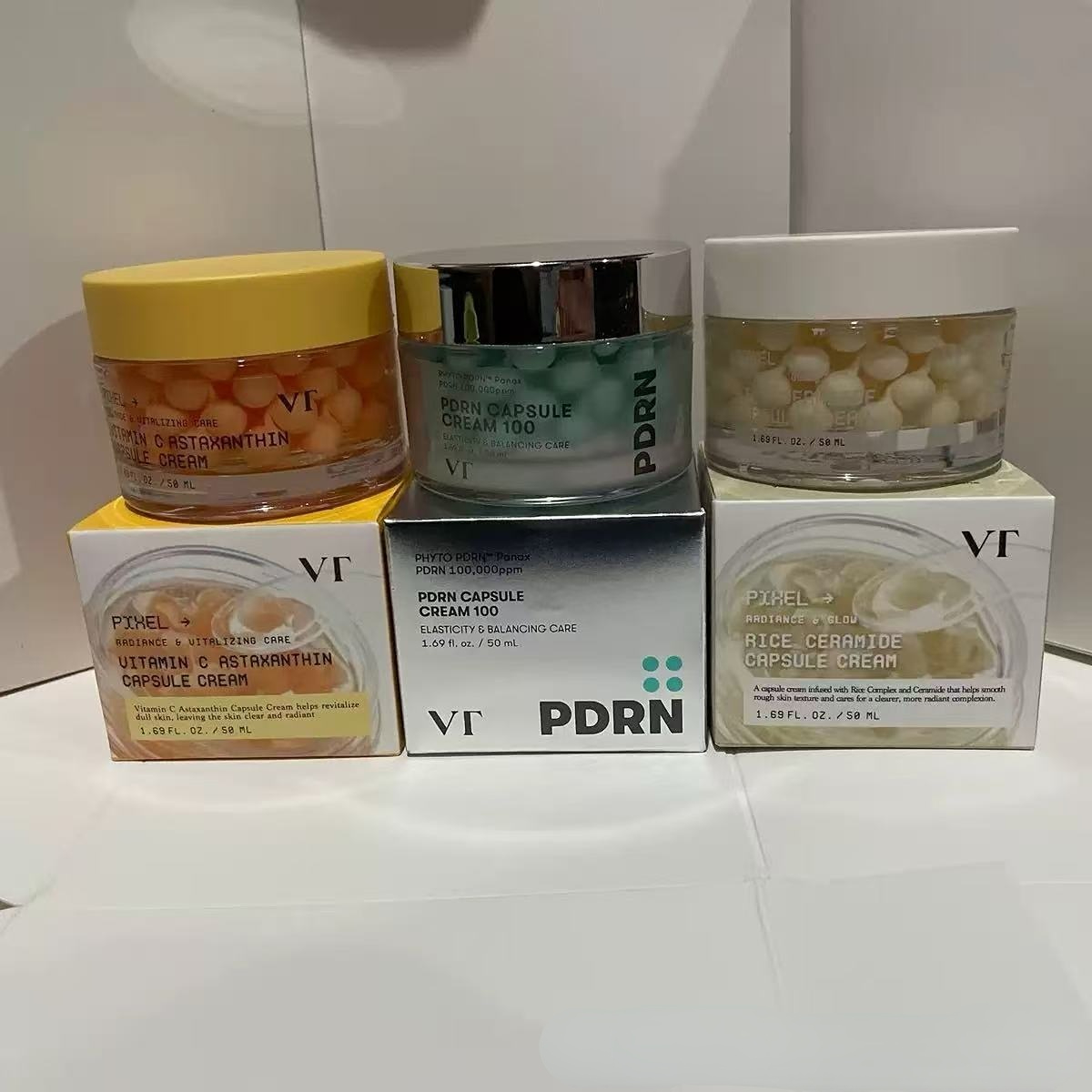 Ceramide Moisturizer - VT 100,000ppm PDRN Capsule Cream, Rice