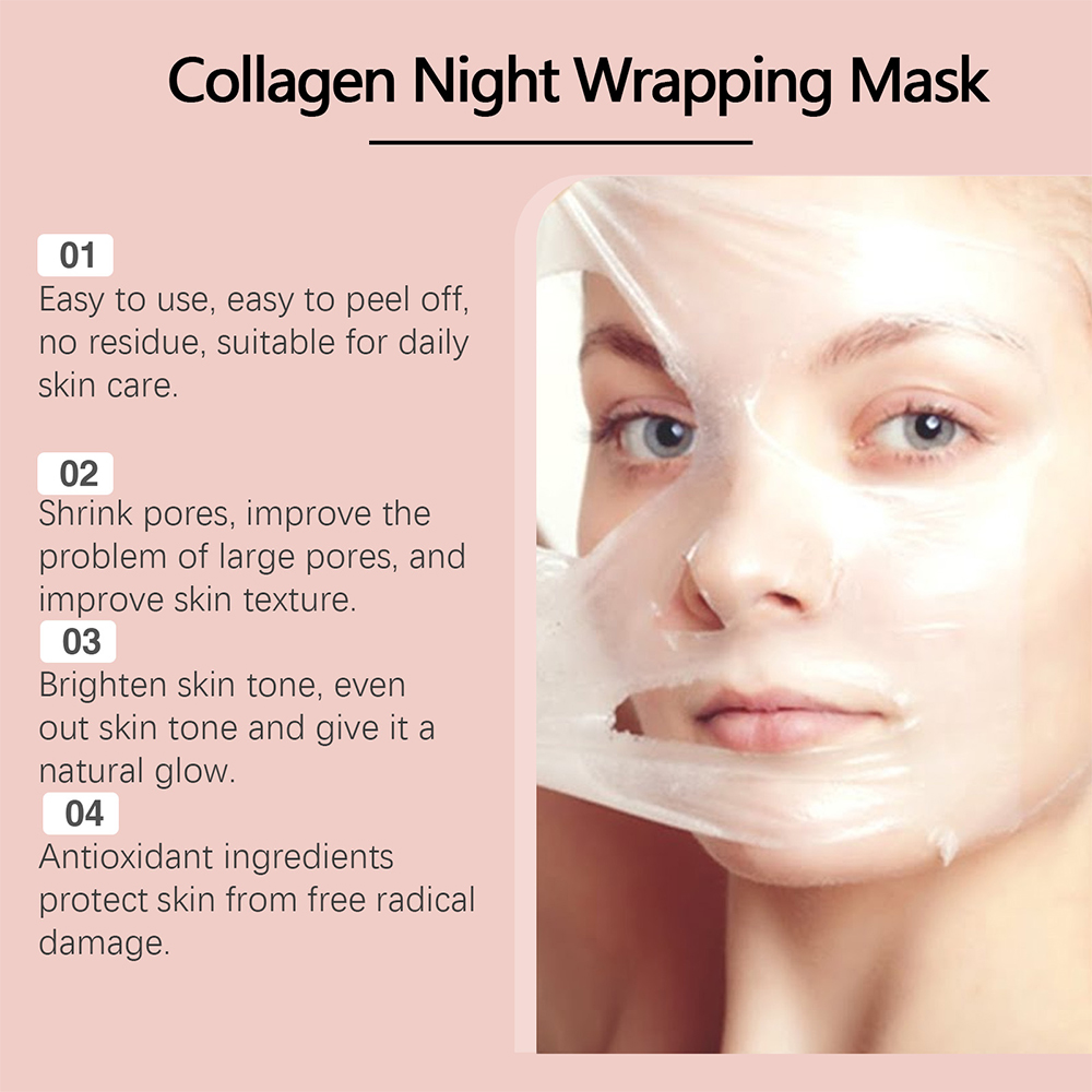 Collagen Peel Off Facial Mask  - Skincare Ms Glow recension och pris
