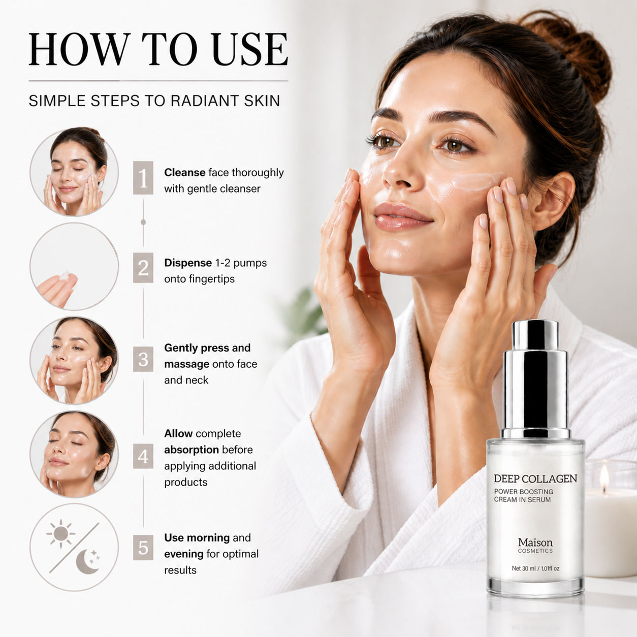 Deep Collagen Serum, Women Ser - Skincare Skintific recension och pris
