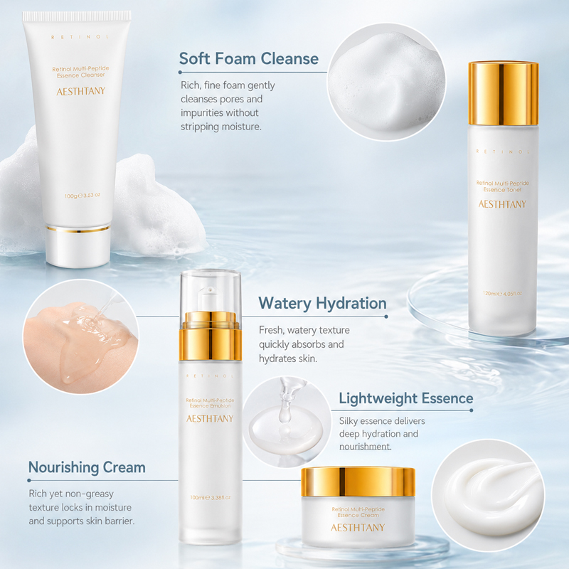 7PCS Retinol Multi-Peptide Ski - Skincare Skintific recension och pris