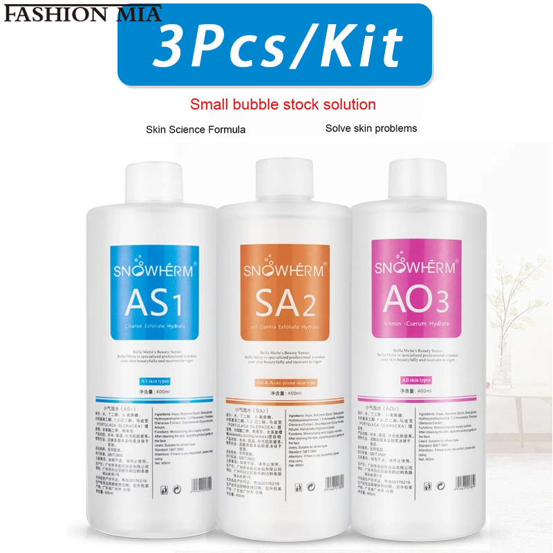 3 Pcs/1200ml Aqua Peel Solutio - Skincare Korea recension och pris