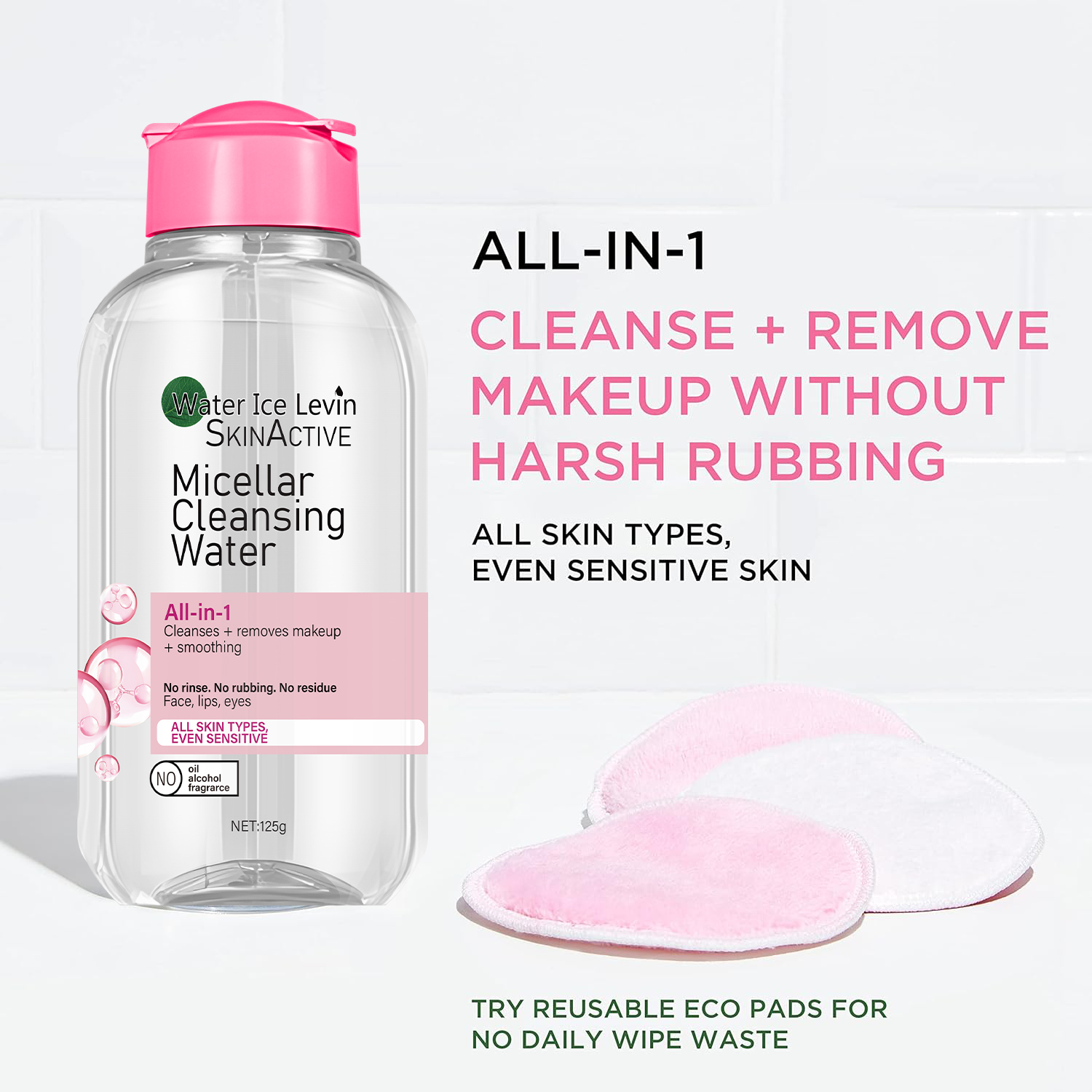 Water Ice Levin Micellar Water - Ceramide Moisturizer recension och pris